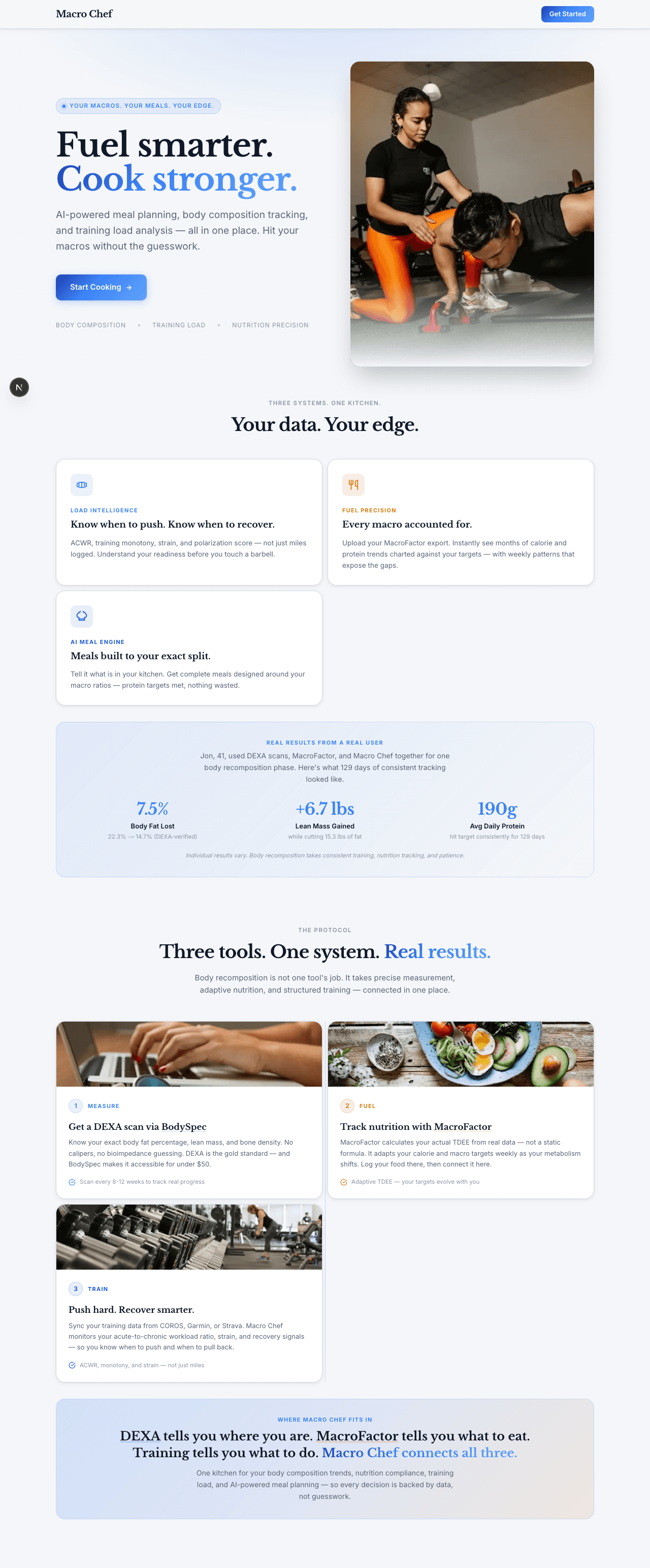 Health Dashboard screenshot